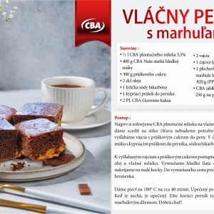 Vláčny perník s marhuľami